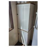 White storage pantry