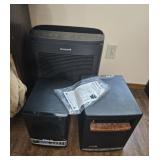 Group of air purifiers, Honeywell, & Pure Air
