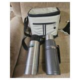 2 Theros bottles & lunch bag