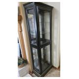 Black china cabinet 72X22X14 Inches