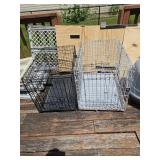 2 pet crates, med/large