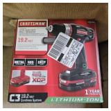 Craftsman 1/2" drill/ driver kit, appears to br