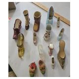15 boots & slippers, including 1 Fenton