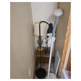 Lamps & small table