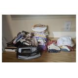 Steam iron & dishcloths