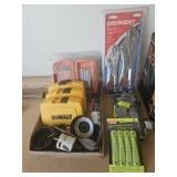 Crescent wrenches, drill bits, blades, etc
