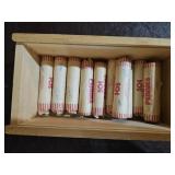 11 rolls of wheat pennies