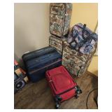 7 pieces of luggage