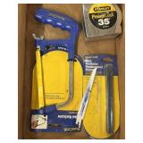 Mini Hacksaw w/blades & Tape Measure
