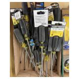 Flat of Assorted Screwdrivers