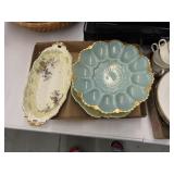 Serving dishes, egg trays, Decker bowls and such