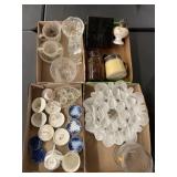 Butter Pats & Assorted Glass