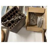 Car Part? Vintage Drill Bits In Wooden Case
