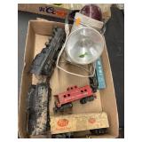 Model train Cars & lamp