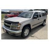 2005 Silver Chevy Colorado Extended Cab