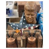Jonathan Kennedy head and book ends that feature