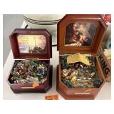 2 Christmas Themed Music Boxes