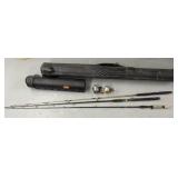 AirLiner Fishing Pole Case w/Contents, 3 Pols - 1
