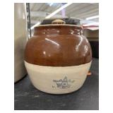 Vintage Crown 2 Stoneware Bean Crock