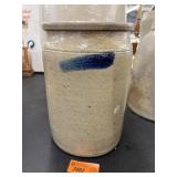 Antique Salt Glazed Stoneware Crock