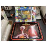 Childrenï¿½s Porcelain Tea Set & E.T. TV Tray