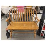 Wooden Bench 2 Seater