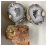 Geode & Petrified Wood