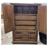 8 drawer gentlemanï¿½s armoire