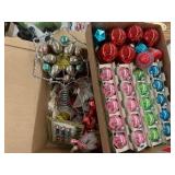 Assorted Christmas Ornaments & Tree Toppers