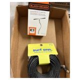 75ï¿½ Network Cable & Black & Decker TV Safety Strap