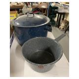 Speckledware Stockpot & Saucepan