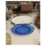 Too dumb very young glasses of blue plate and a
