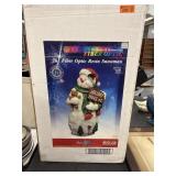 26" Fiber Optic Resin Snowman