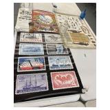 4 Postage Stamp Posters, Alaska Gold Fields Ad
