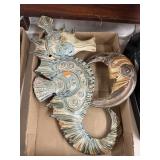 Glazed Pottery Wall Decor
