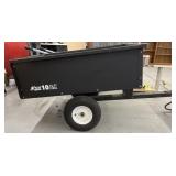 Blue Hawk 10 cubicft.steel yard trailer