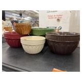 5 REAL HOME Stoneware Bowls