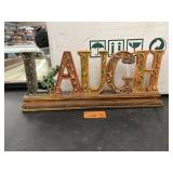 Wooden Laugh Decor