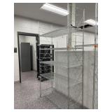 Industrial stainless shelves