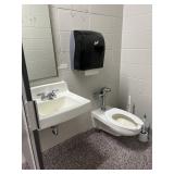 Toilet Sink Mirror Paper Towel Dispenser Toilet