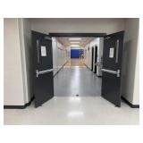 Gymnasium double doors