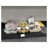 Assorted glass yards and science science project
