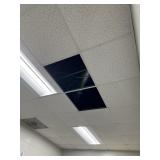BANDROOM room, office lights, and ceiling tiles