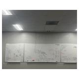 Three dry erase boards