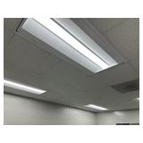 All ceiling tiles and lights  in choir room