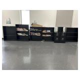 Rm 208 5 Hon Shelf Units & 2 Hon Filing Cabinets