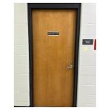Faculty dining room door
