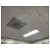RM 304 storage room ceiling light, and tiles