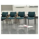 Stationary office seats