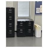 RM 104 filing cabinets and humidifier